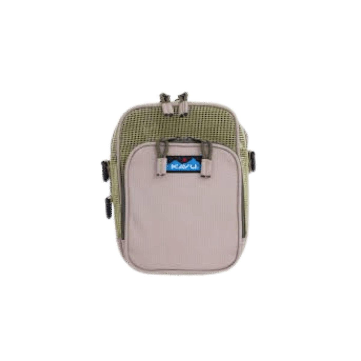 KAVU ON THE MOVE, GREEN, FRONT ANGLE, LOGO
