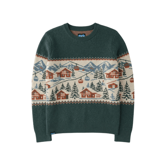 KAVU W HILLROSE SWEATER SLOPESIDE