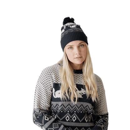 KAVU HERSCHEL BEANIE- SQUIRRELY with model