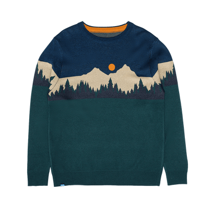 KAVU HIGHLINE SWEATER- MOUNTAIN STRIPE
