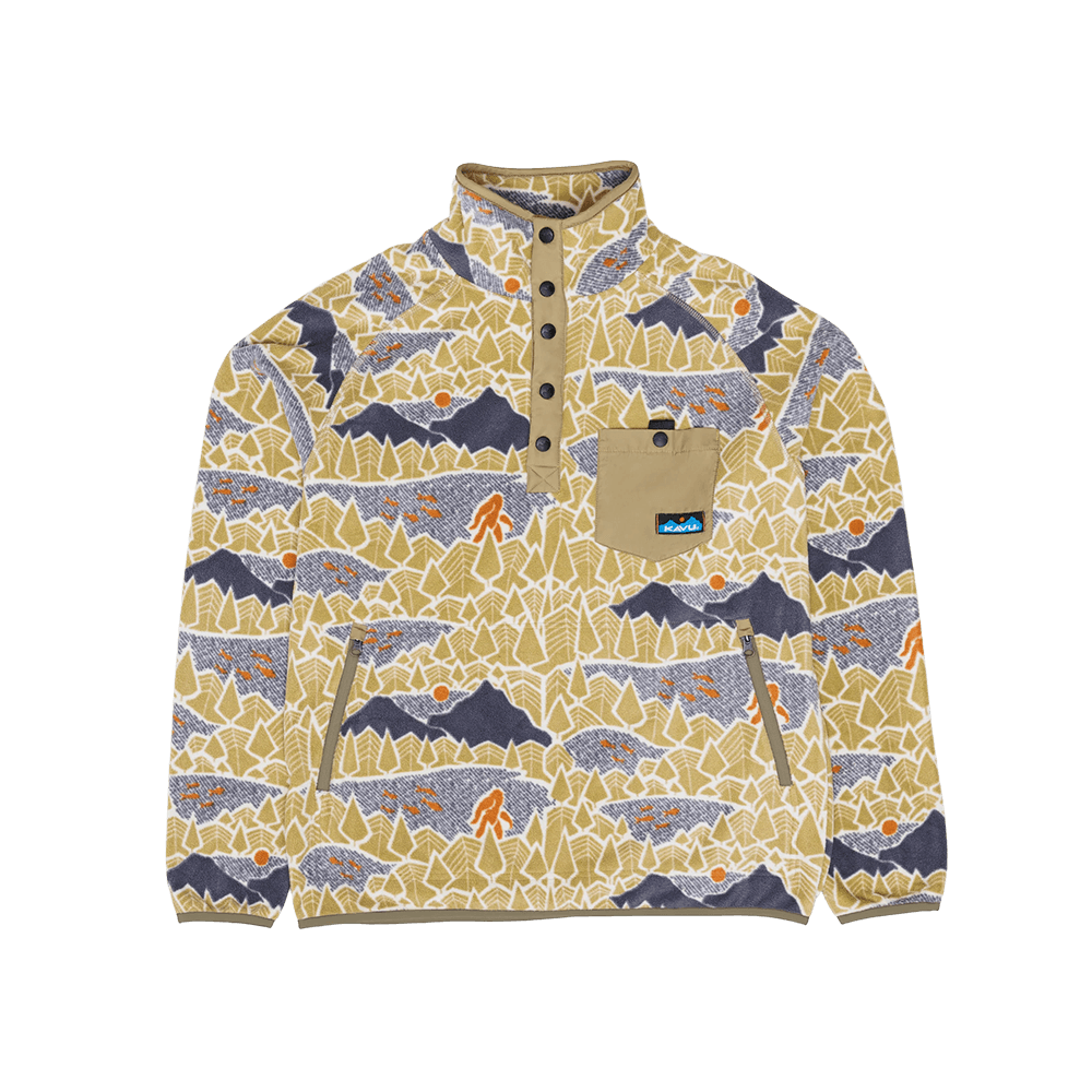 KAVU TEANNAWAY FLEECE PULLOVER- SASQUATCH SIGHTING