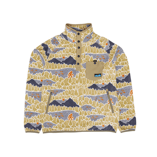 KAVU TEANNAWAY FLEECE PULLOVER- SASQUATCH SIGHTING