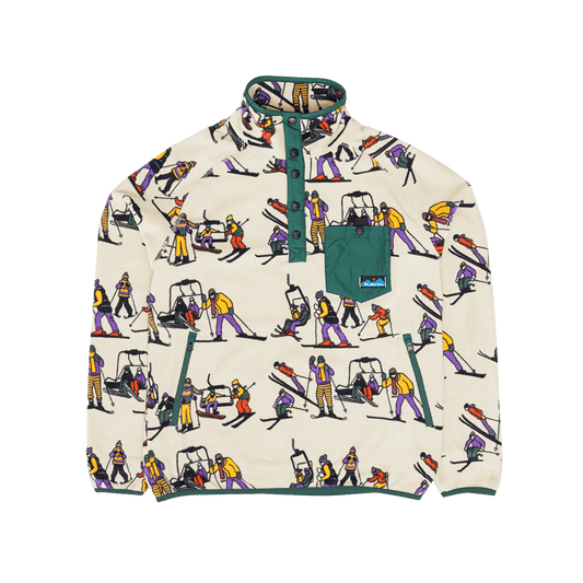 KAVU TEANNAWAY FLEECE PULLOVER - SKI YA LATER