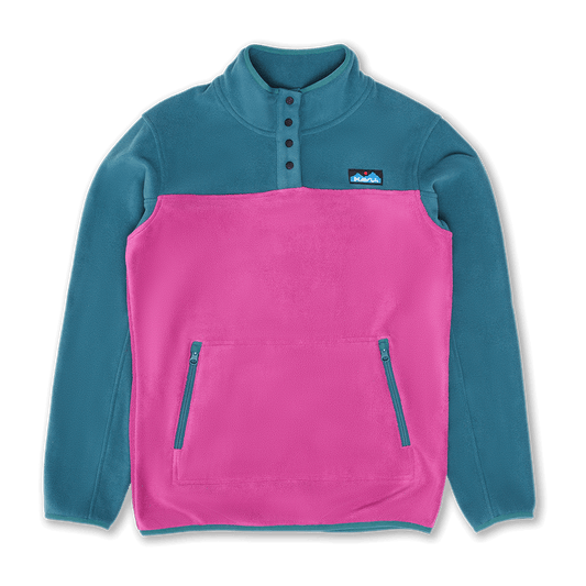 KAVU WOMEN'S CAVANAUGH FLEECE PULLOVER- PLUM TREE