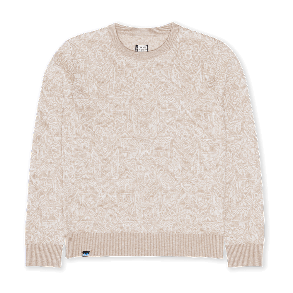 KAVU WOMEN'S HILLROSE SWEATER- BEAR ME