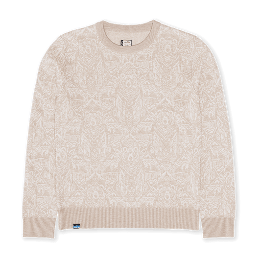 KAVU WOMEN'S HILLROSE SWEATER- BEAR ME