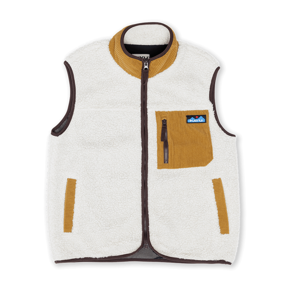 KAVU WOMEN'S OZETTE VEST- NATURAL WOOD