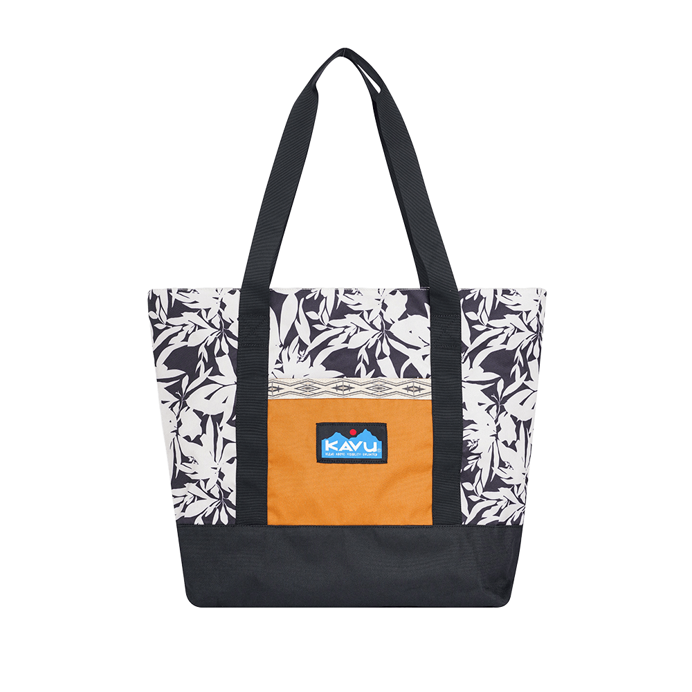 KAVU BOAT BAG BW fronds