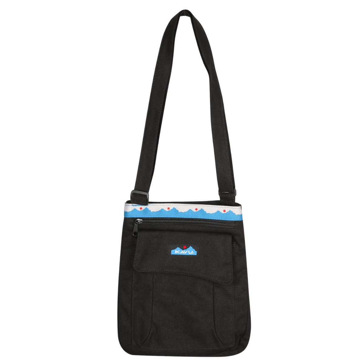 KAVU KEEPER_BLACK_FRONT VIEW black