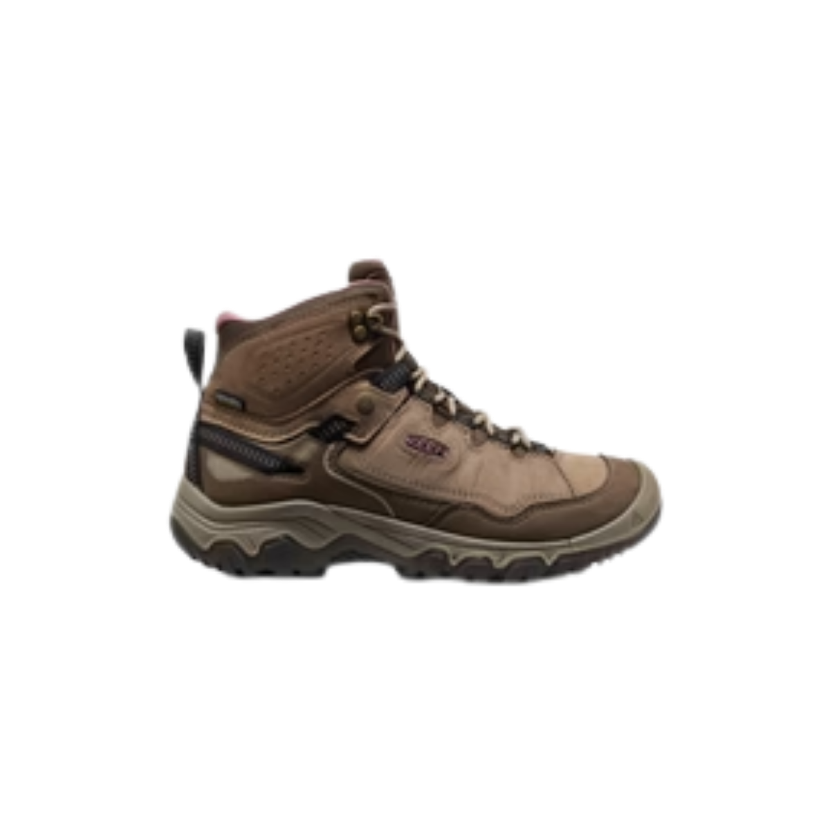  KEEN W TARGHEE IV MID WP WIDE BRINDLE ROSE