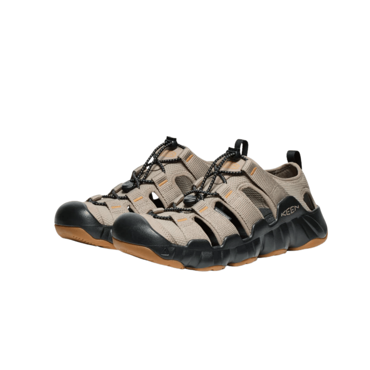 KEEN HYPERPORT H2 SANDAL - BRINDLE/BLACK - FRONT VIEW