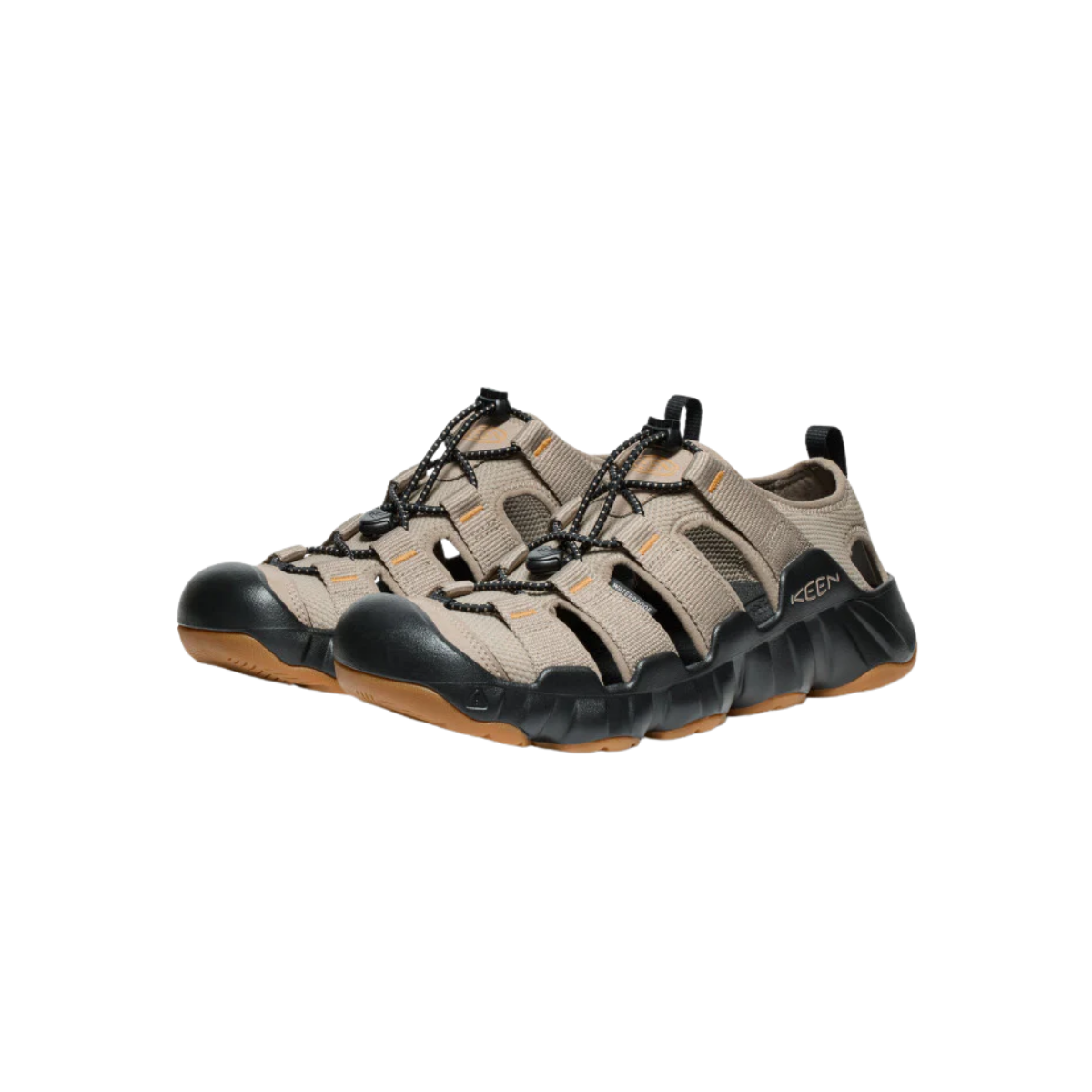 KEEN HYPERPORT H2 SANDAL - BRINDLE/BLACK - FRONT VIEW