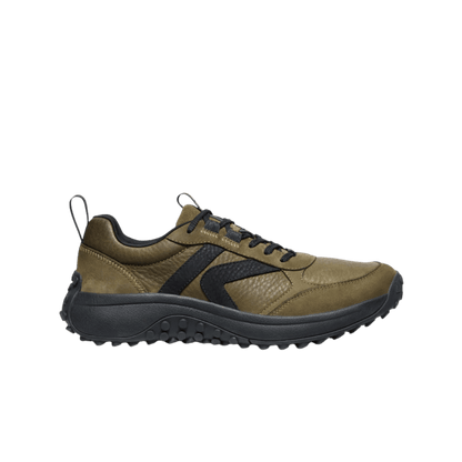 KEEN KS86 LEATHER HIKER - DARK OLIVE/BLACK - SIDE VIEW