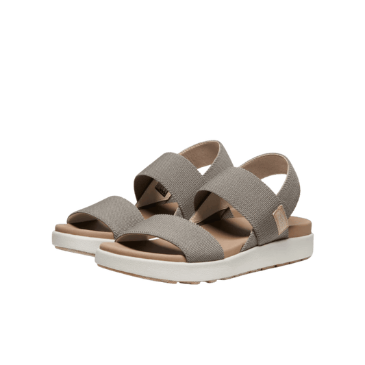 KEEN WOMEN'S ELLE BACKSTRAP - BRINDLE/BIRCH - FRONT VIEW