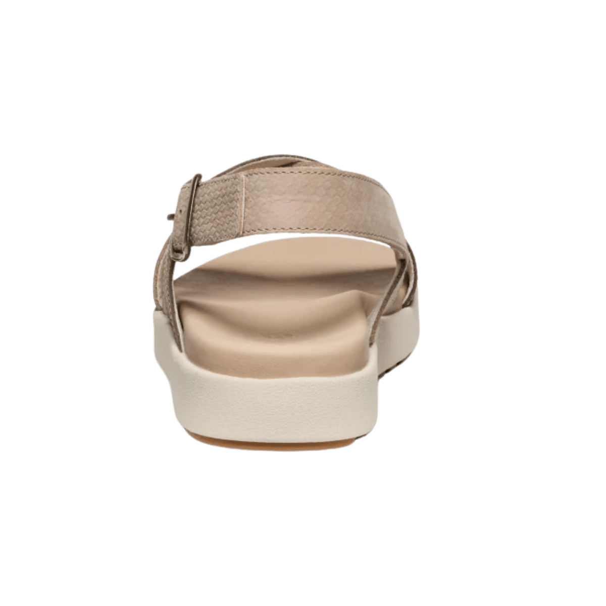 KEEN WOMEN'S ELLE LUXE CROSS STRAP - PLAZA TAUPE/BRINDLE BACK VIEW