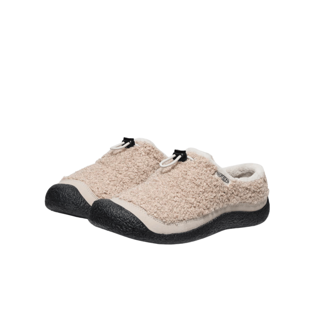KEEN WOMEN'S HOWSER III SLIDE - PLAZA TAUPE/BLACK - FRONT VIEW