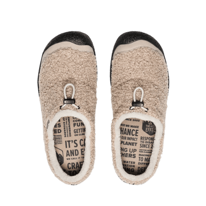 KEEN WOMEN'S HOWSER III SLIDE - PLAZA TAUPE/BLACK - TOP VIEW