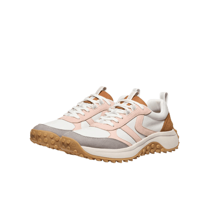 KEEN WOMEN'S KS86 LEA LEATHER HIKER - MAPLE/CAMEO ROSE - FRONT VIEW