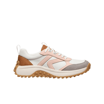 KEEN WOMEN'S KS86 LEA LEATHER HIKER - MAPLE/CAMEO ROSE - SIDE VIEW