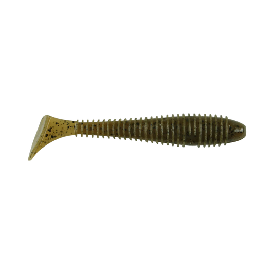 KEITECH FAT SWING IMPACT SWIMBAIT 6PK GREEN PUMPKIN