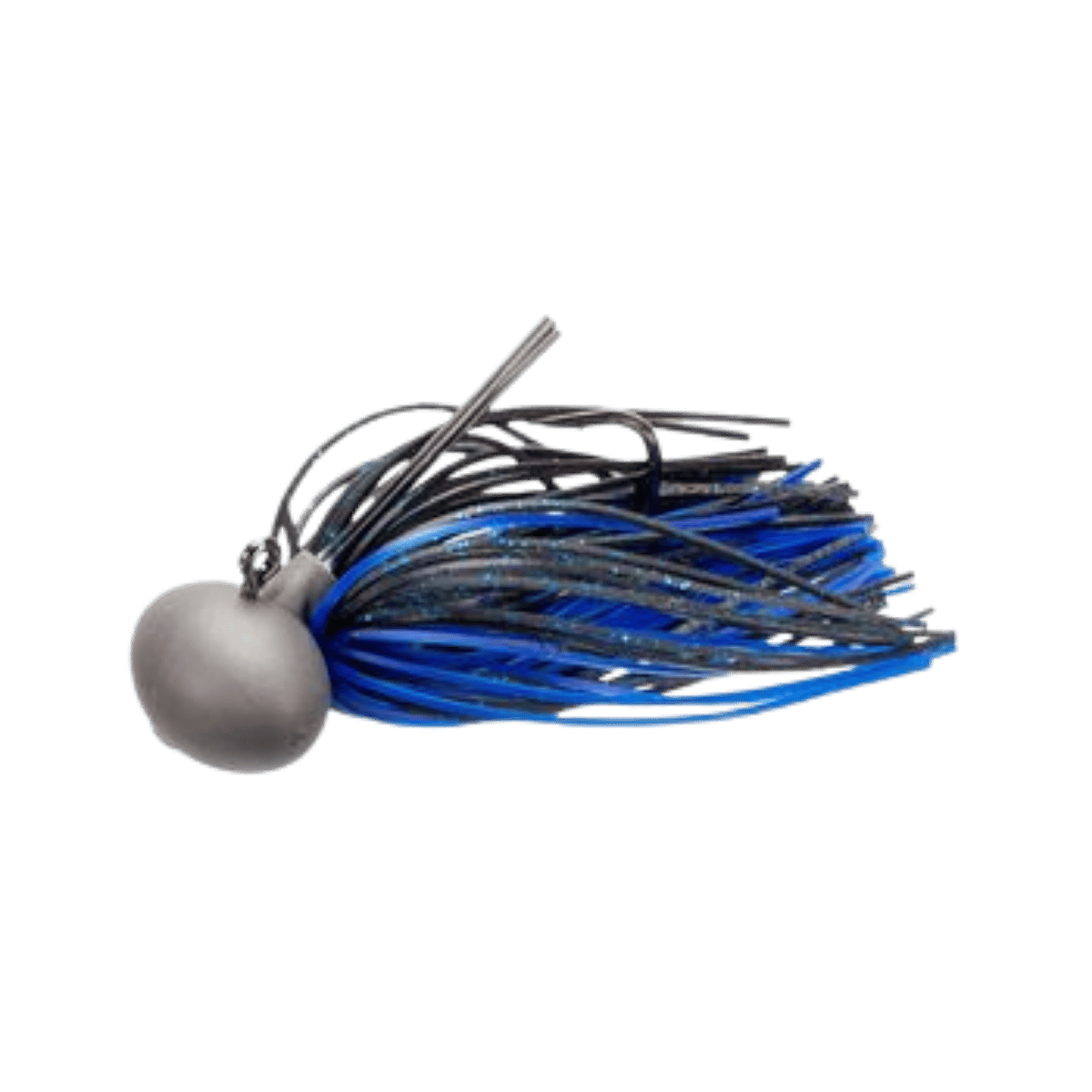 KEITECH FOOTBALL JIG BLACK BLUE FLAKE IMAGE