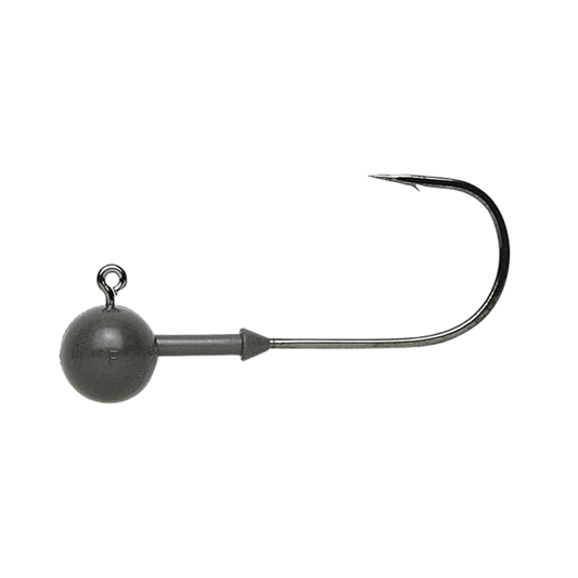 KEITECH TUNGSTEN SUPER ROUND JIG HEAD BLACK NICKEL