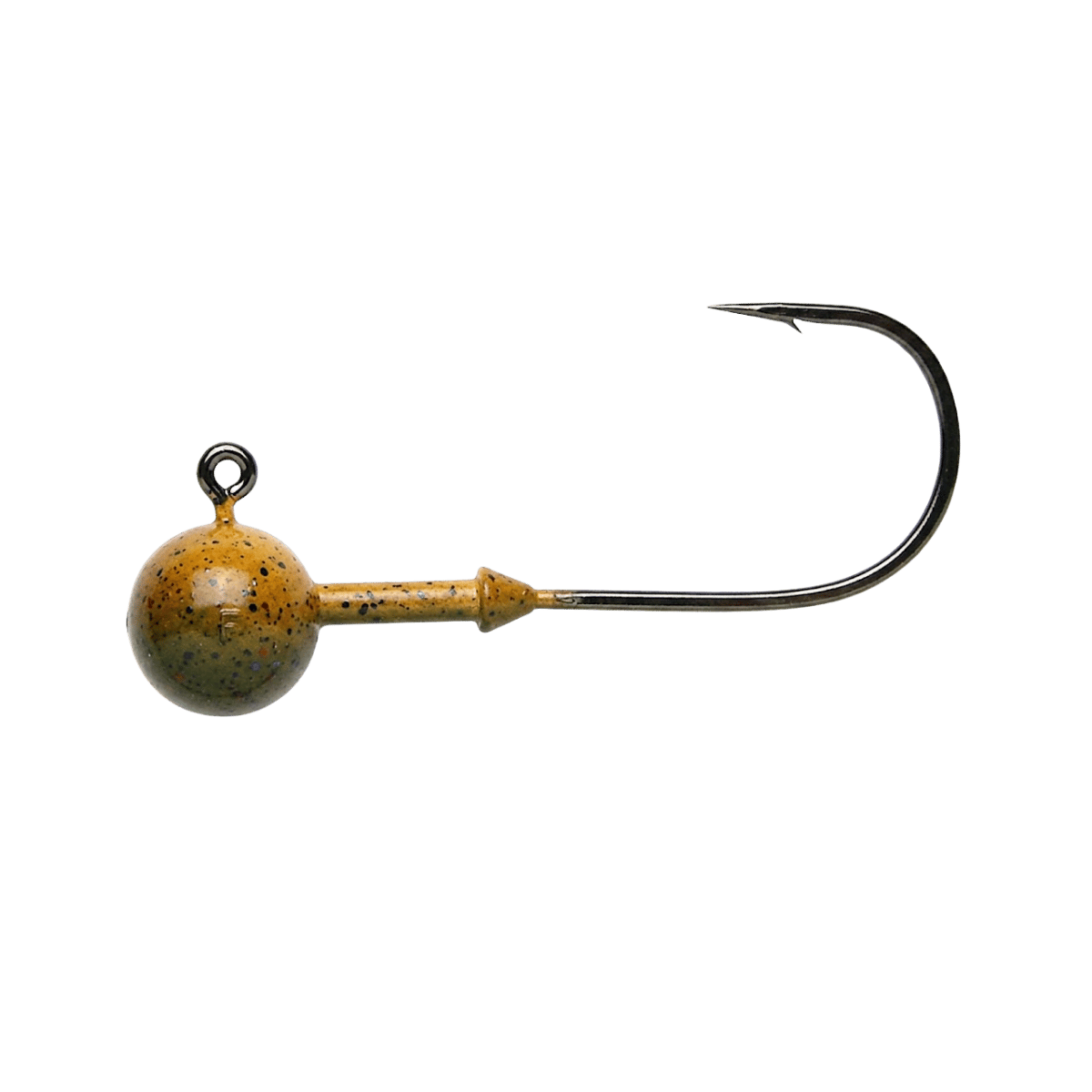 KEITECH TUNGSTEN SUPER ROUND JIG HEAD 3/16OZ SZ 1/0 HOOK OKEE CRAW