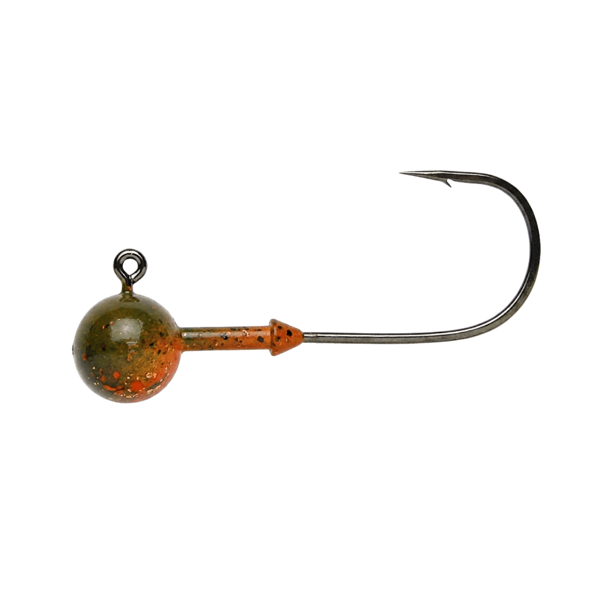 KEITECH TUNGSTEN SUPER ROUND JIG HEAD 3/16OZ SZ 1/0 HOOK TEXAS CRAW