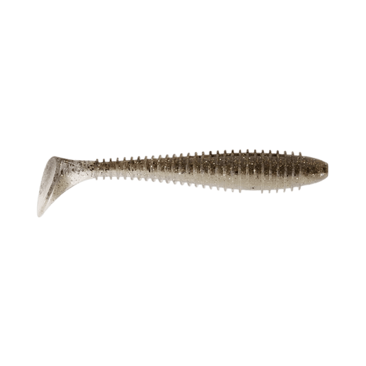 KEITECH FAT SWING IMPACT SWIMBAIT 6PK 3.8IN GOLD FLASH