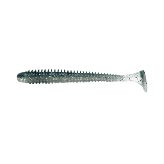 KEITECH SWING IMPACT SWIMBAIT 8PK 4IN SILVER SHINER