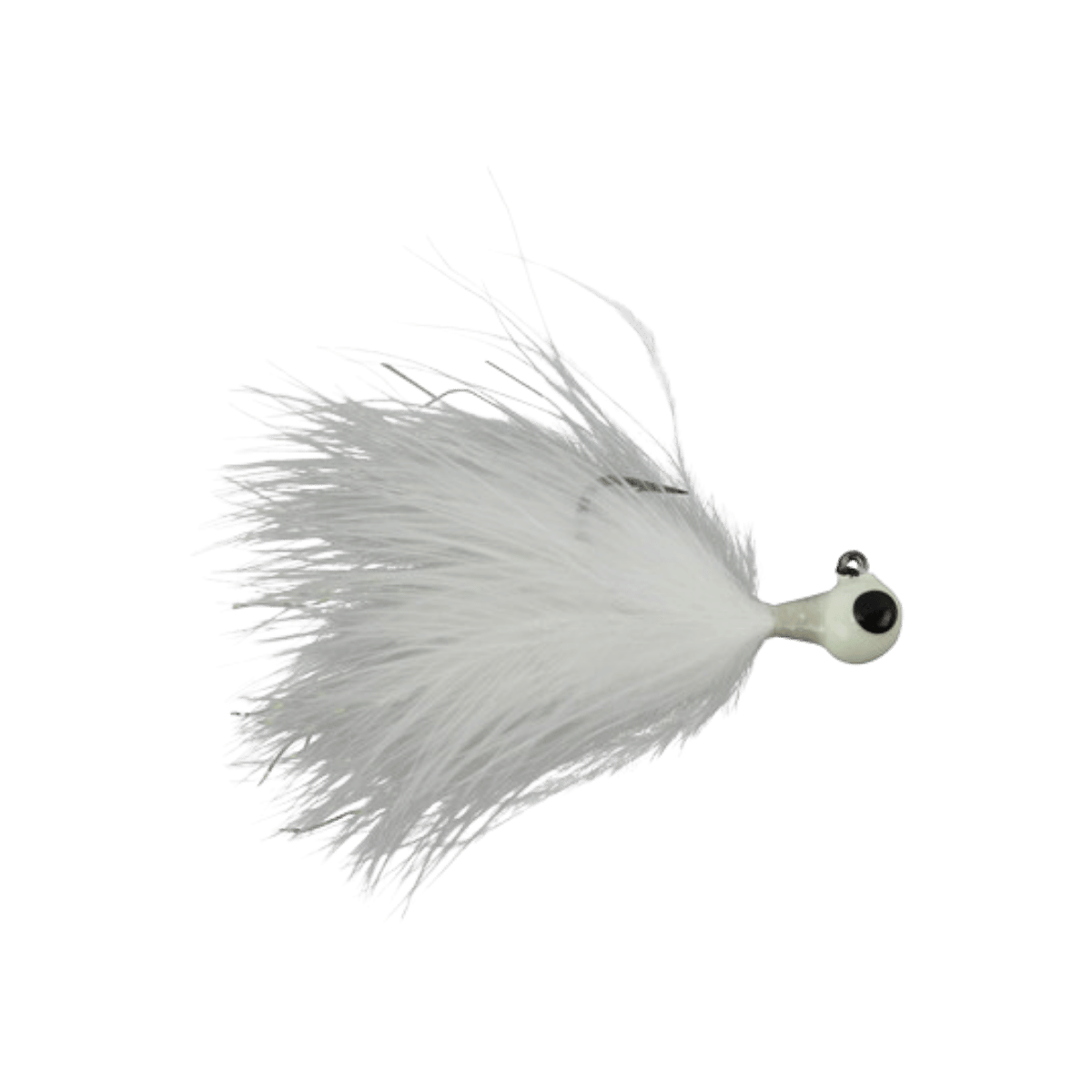 KENDERS MARABOU TUNGSTEN JIG - WHITE
