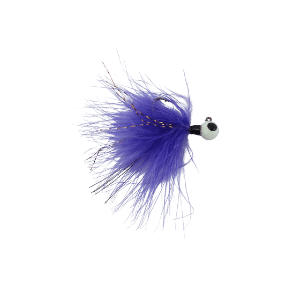 KENDERS MARABOU TUNGSTEN JIG - PURPLE