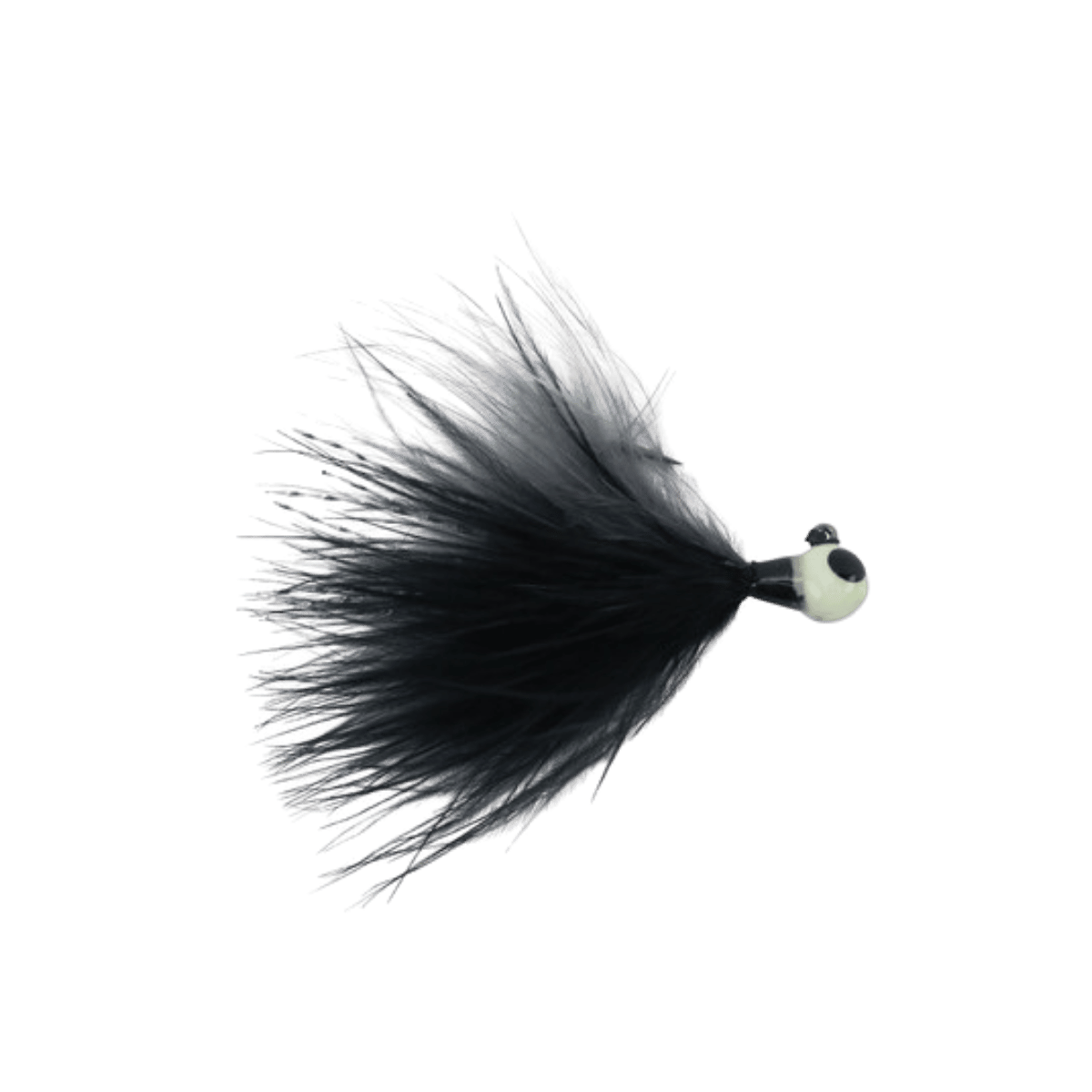 KENDERS MARABOU TUNGSTEN JIG - BLACK