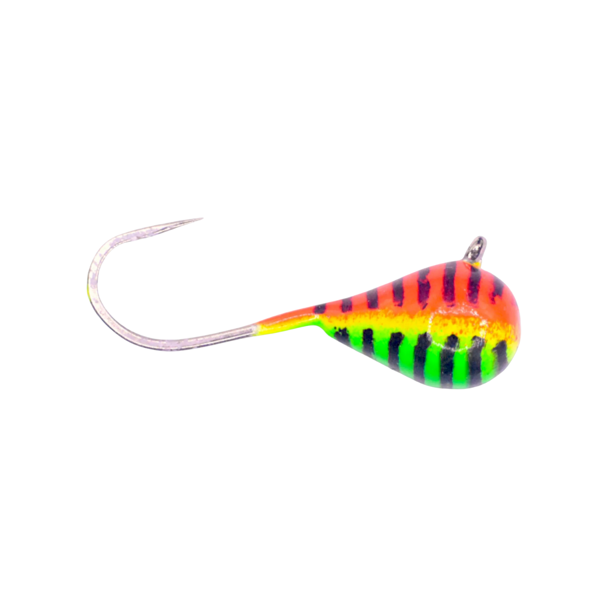 KENDERS TUNGSTEN JIG LARGE HOOK SERIES - GREEN STRIPE GLOW