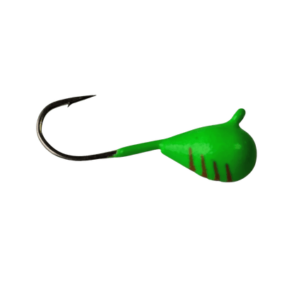 KENDERS TUNGSTEN JIG LARGE HOOK SERIES - KRYPTONITE GLOW