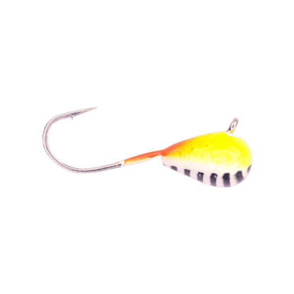 KENDERS TUNGSTEN JIG LARGE HOOK SERIES - CHART PEARL STRIPE GLOW