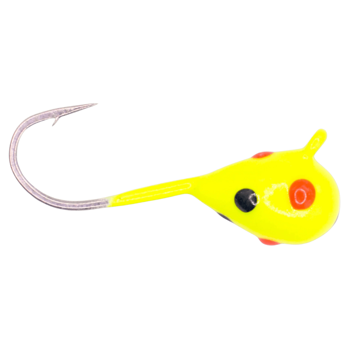 KENDERS TUNGSTEN JIG LARGE HOOK SERIES - CHARTREUSE BLACK ORANGE 