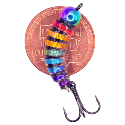KENDERS MIGHTY MAGGOT JIG 1/16OZ_RAINBOW