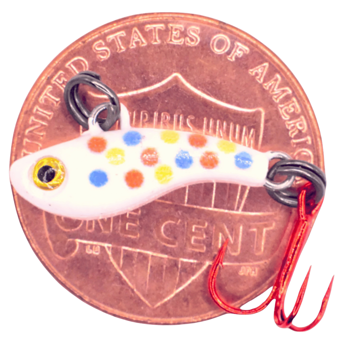 KENDERS T-RIP TUNGSTEN LURE - WONDERBREAD GLOW 1/2IN #16_SIDE ANGLE