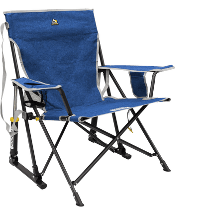 GCI OUTDOOR KICKBACK ROCKER - HEATHERED ROYAL_FRONT SIDE ANGLE