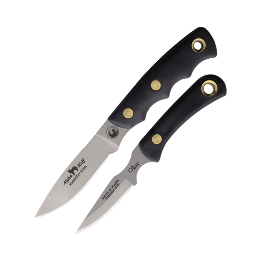 KNIVES OF ALASKA ALPHA WOLF MAGNA CUT/CUB CMBO SUREGRIP