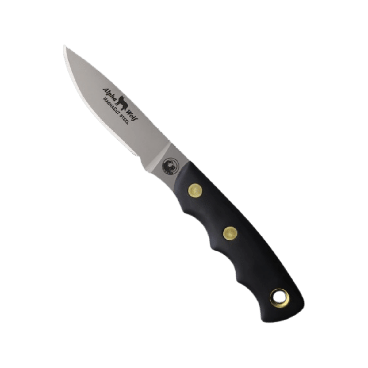 KNIVES OF ALASKA ALPHA WOLF MAGNACUT SUREGRIP BLACK