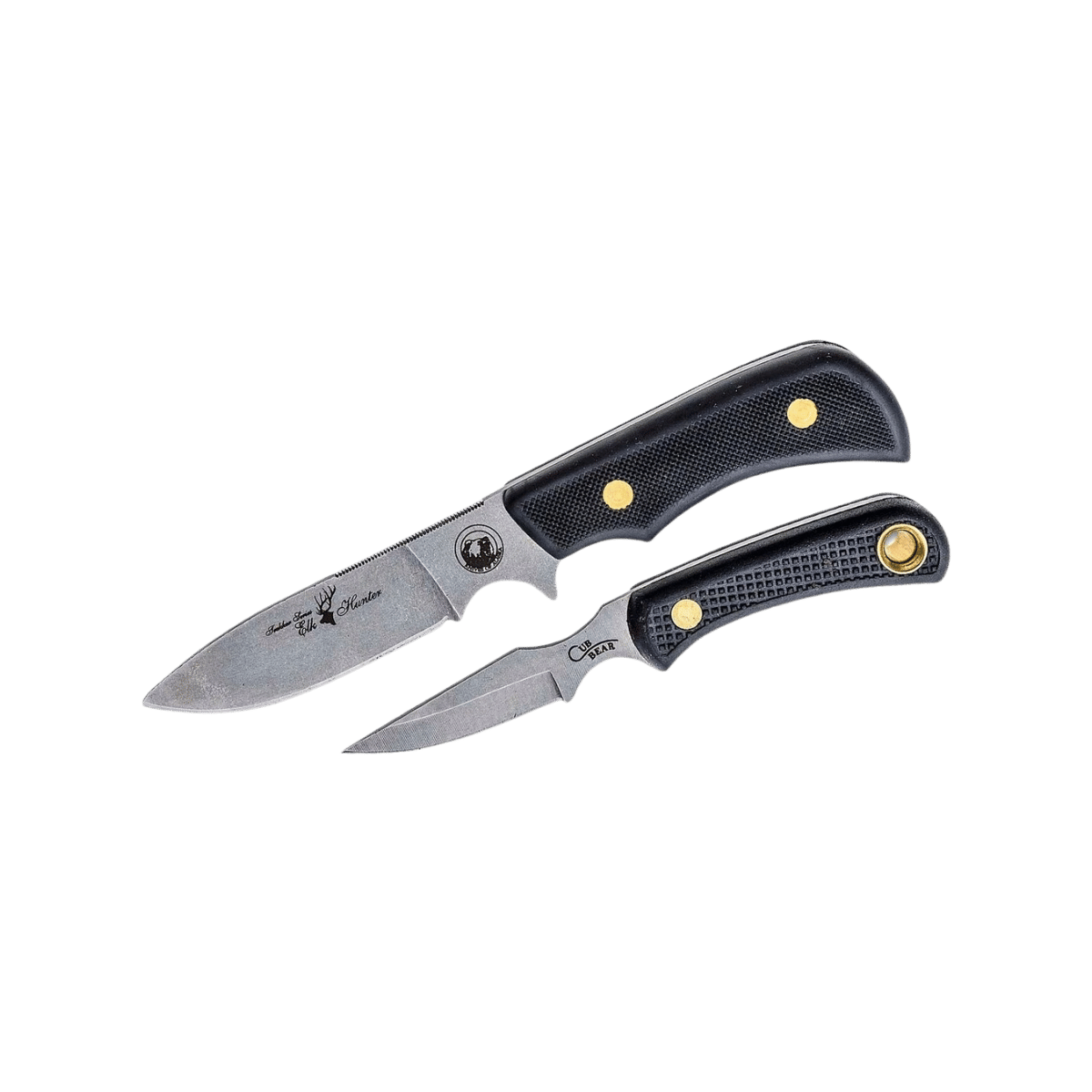 KNIVES OF ALASKA TREKKER ELK HUNTER/CUB COMBO BLACK