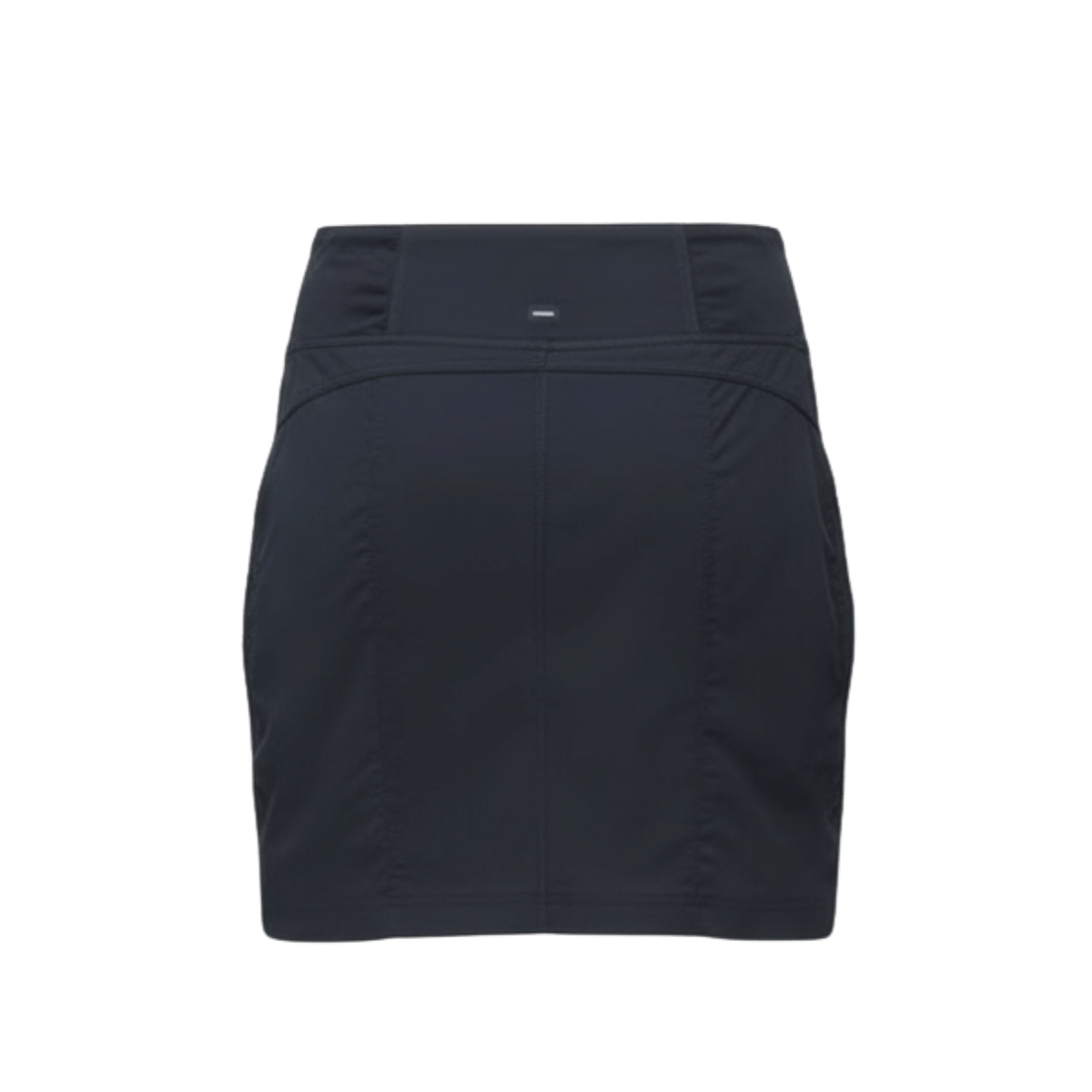 PRANA WOMEN'S KOEN SKORT - BLACK - BACK VIEW