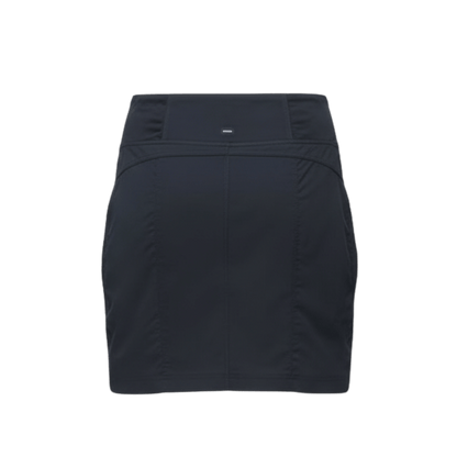 PRANA WOMEN'S KOEN SKORT - BLACK - BACK VIEW