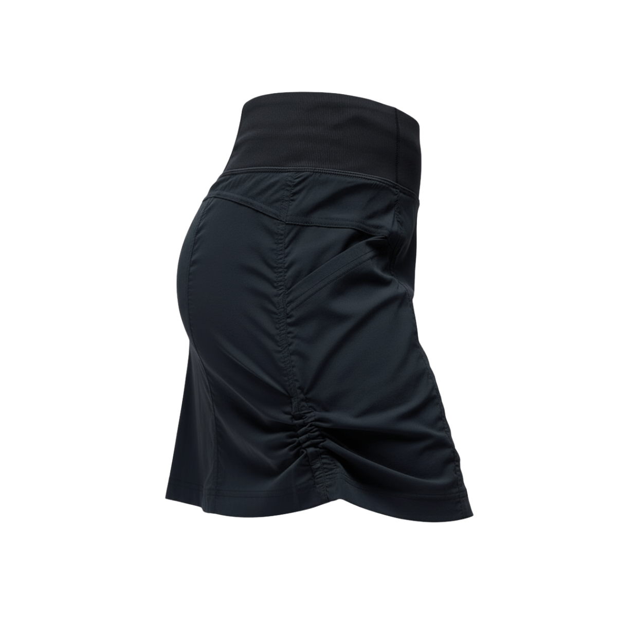 PRANA WOMEN'S KOEN SKORT - BLACK - SIDE VIEW
