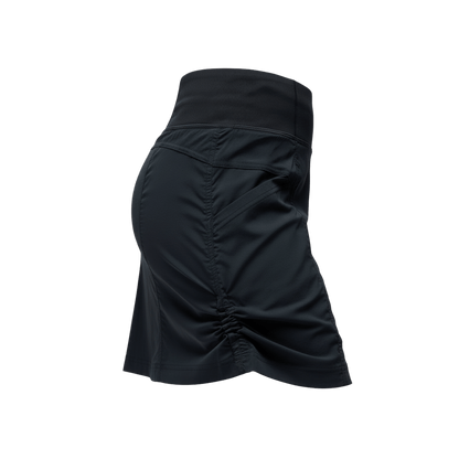 PRANA WOMEN'S KOEN SKORT - BLACK - SIDE VIEW