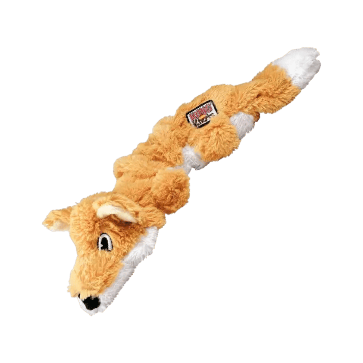 KONG KNOTS SCRUNCH FOX ORANGE WHITE