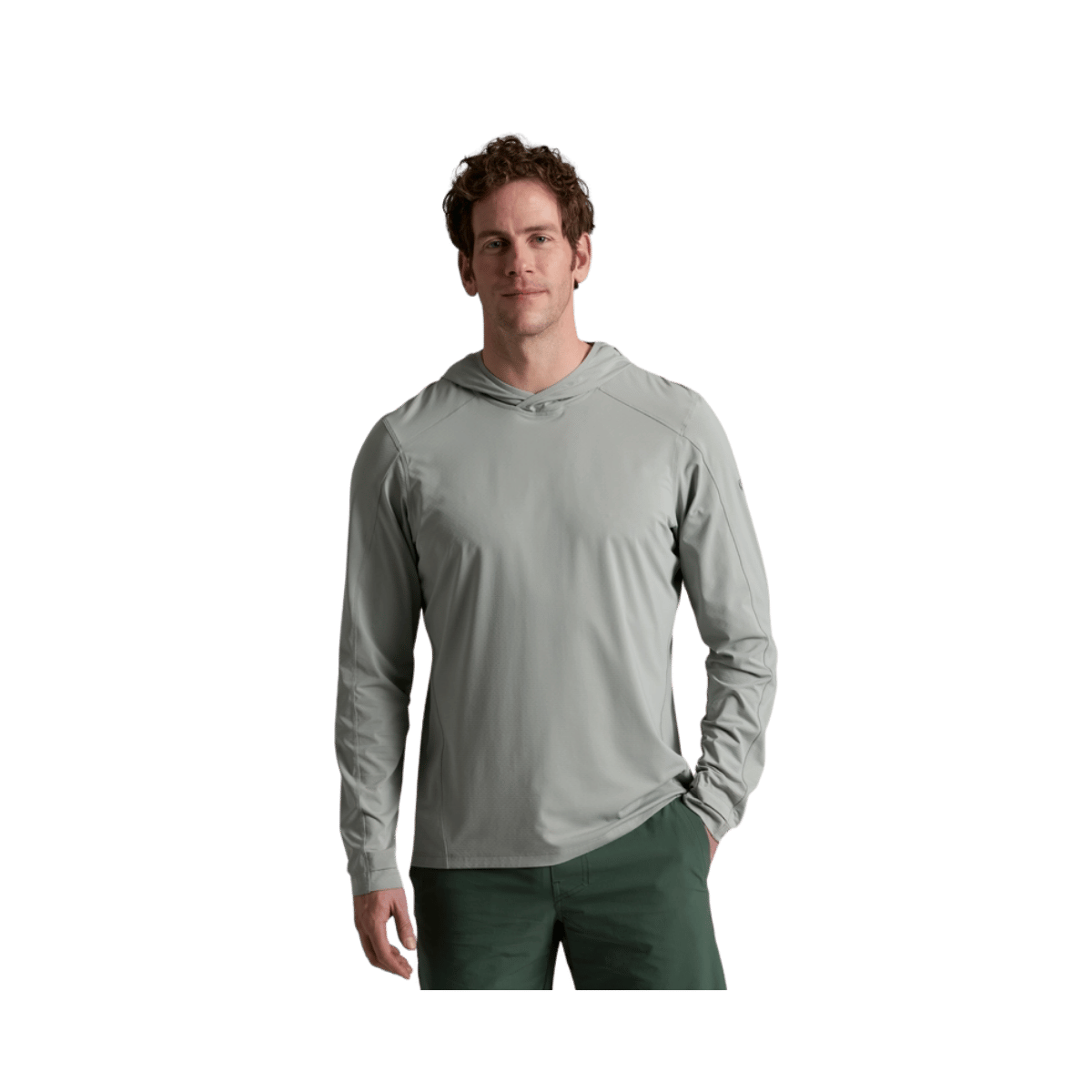 KUHL MEN'S KOVERT HOODY - CLOUD GREY - FRONT VIEW