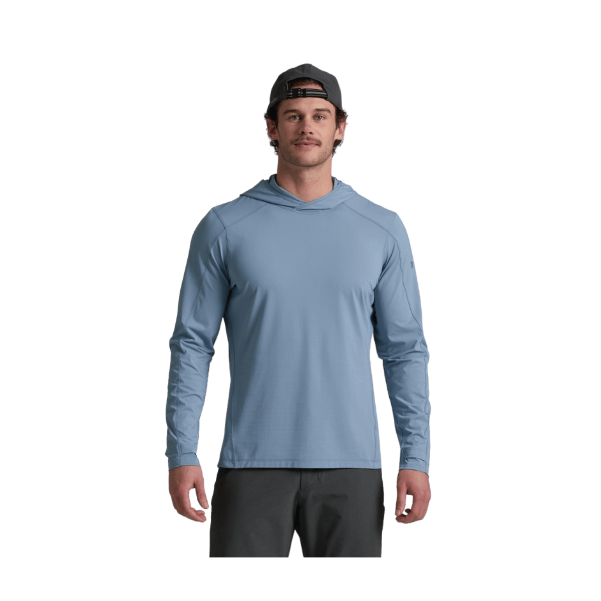 KUHL MEN'S KOVERT HOODY - MINREAL BLUE - FRONT VIEW